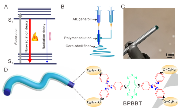 唐本忠院士/王東副教授?《Angew》：光熱轉(zhuǎn)換效率22.36%！神奇的AIE核殼納米纖維